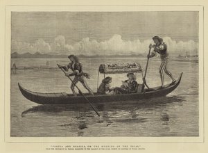 裁判の朝のポーシャとネリッサ 作： Henry Wallis